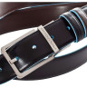 Ремень мужской PIQUADRO BLUE SQUARE CU2619B2/NMO (черный/коричневый)